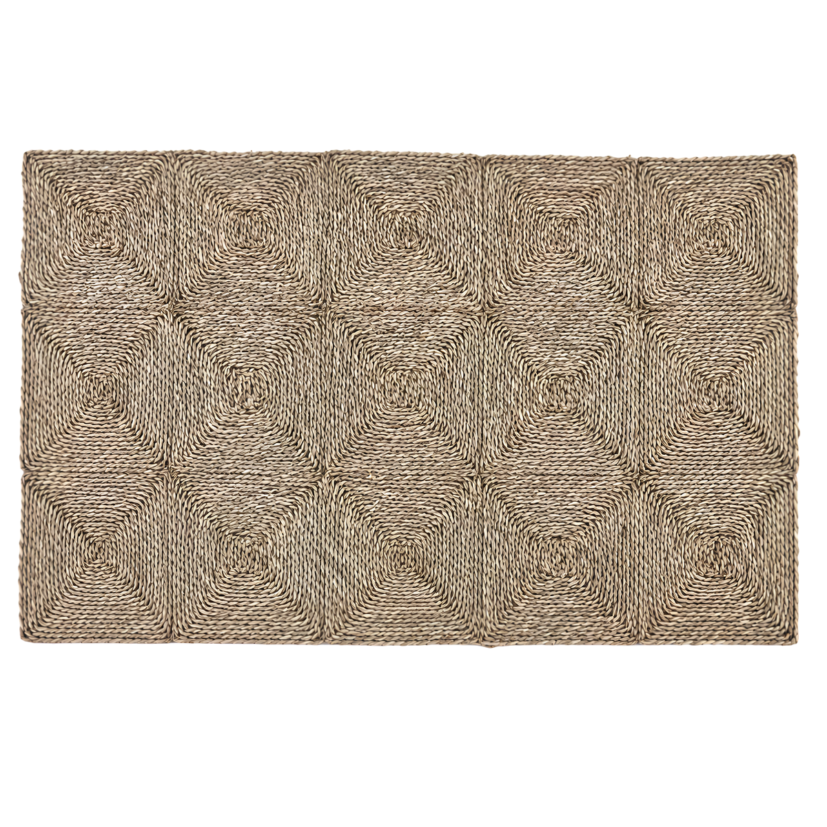 Alfombra de Yute Rectangular 90 x 150 cm – Fibra Natural Tejida Artesanal