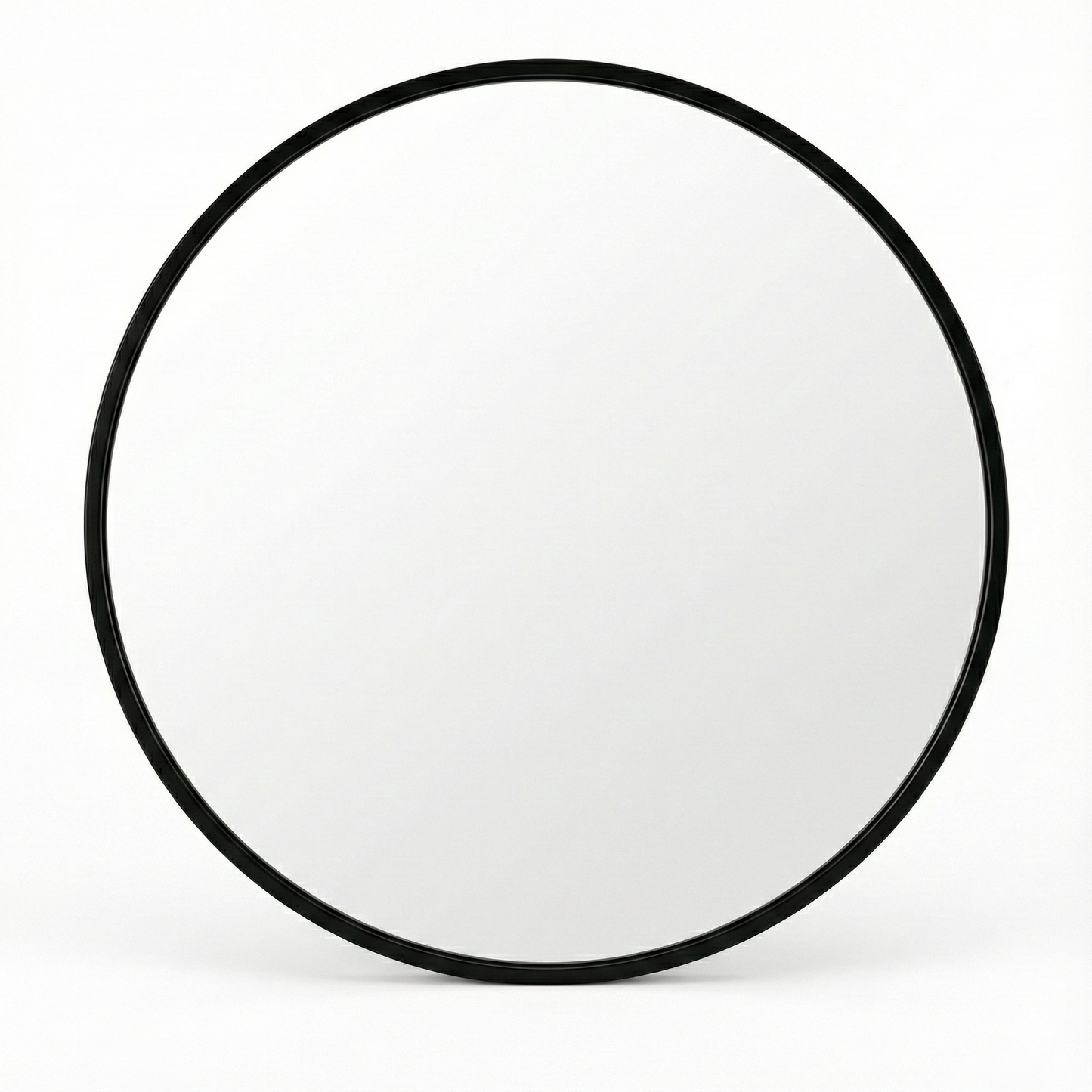 Espejo Redondo Decorativo 60 cm - Marco Negro | Estilo Nórdico y Moderno