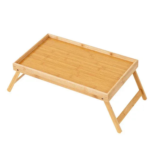 Bandeja de Bambú para Cama Plegable | Mesa Desayuno y Laptop - KB Home