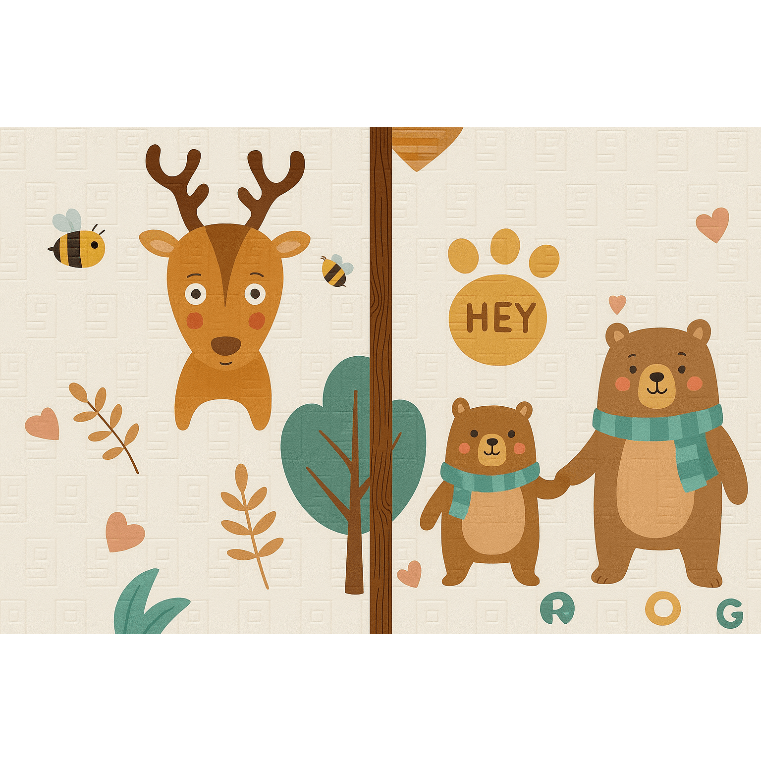 Alfombra Anti - golpe para Guagua Bebe Extragrande - KB Home