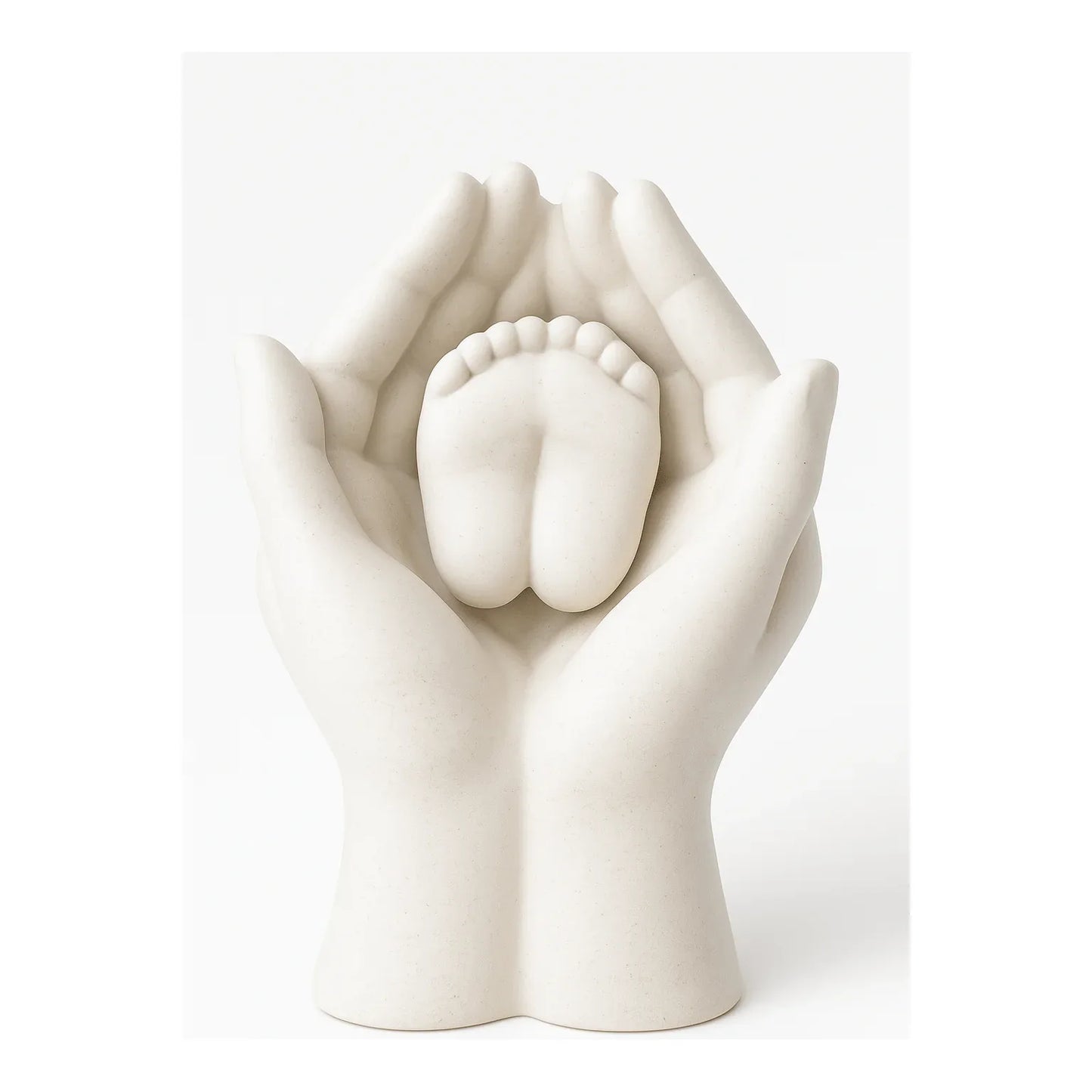 Escultura Decorativa de Manos con Pies de Bebé - KB Home