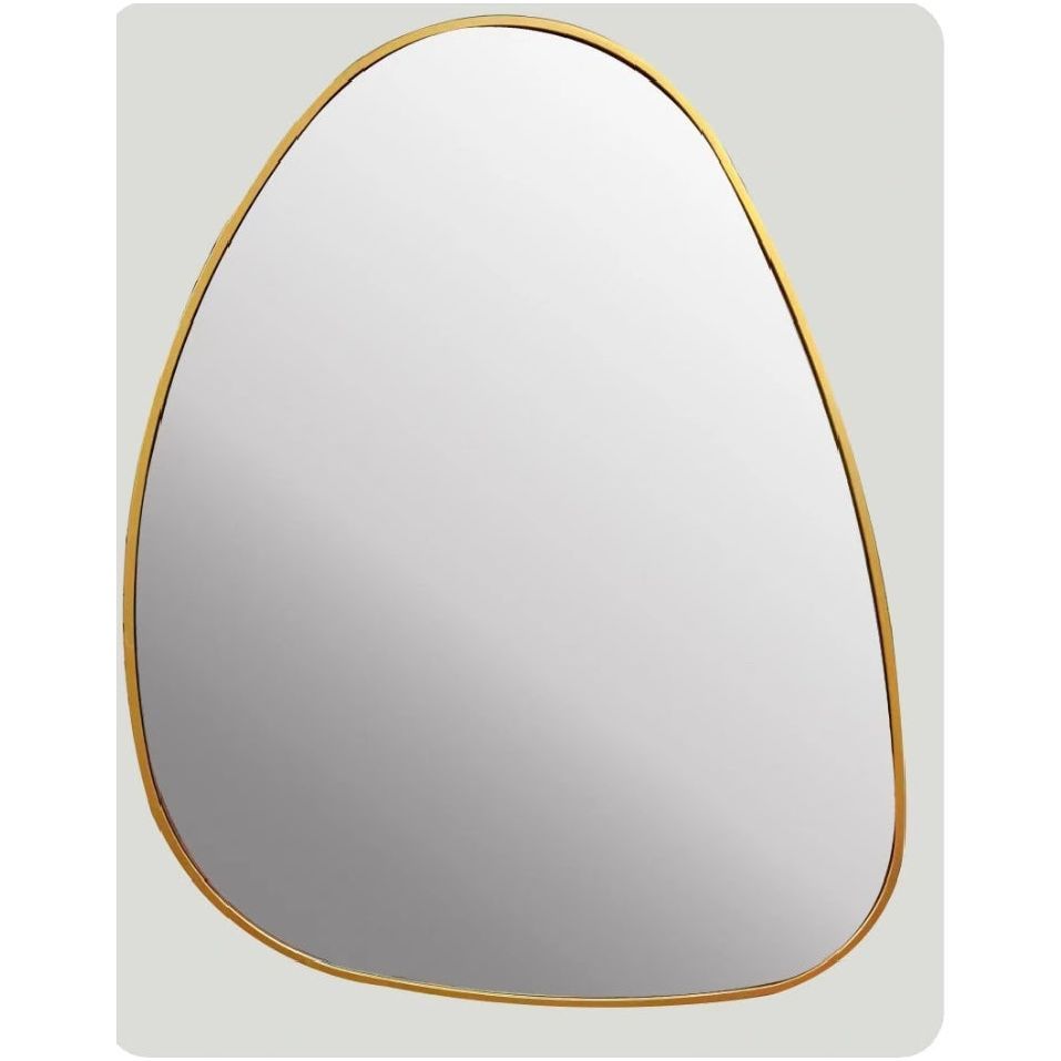 Espejo Orgánico Dorado 52 x 66 cm - KB Home