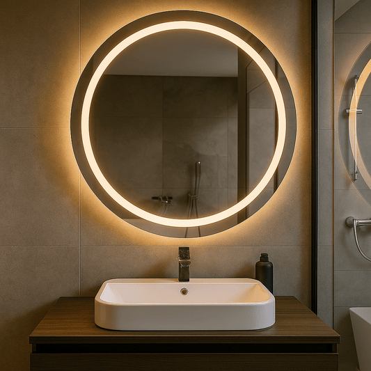 Espejo Redondo con Luz LED - KB Home