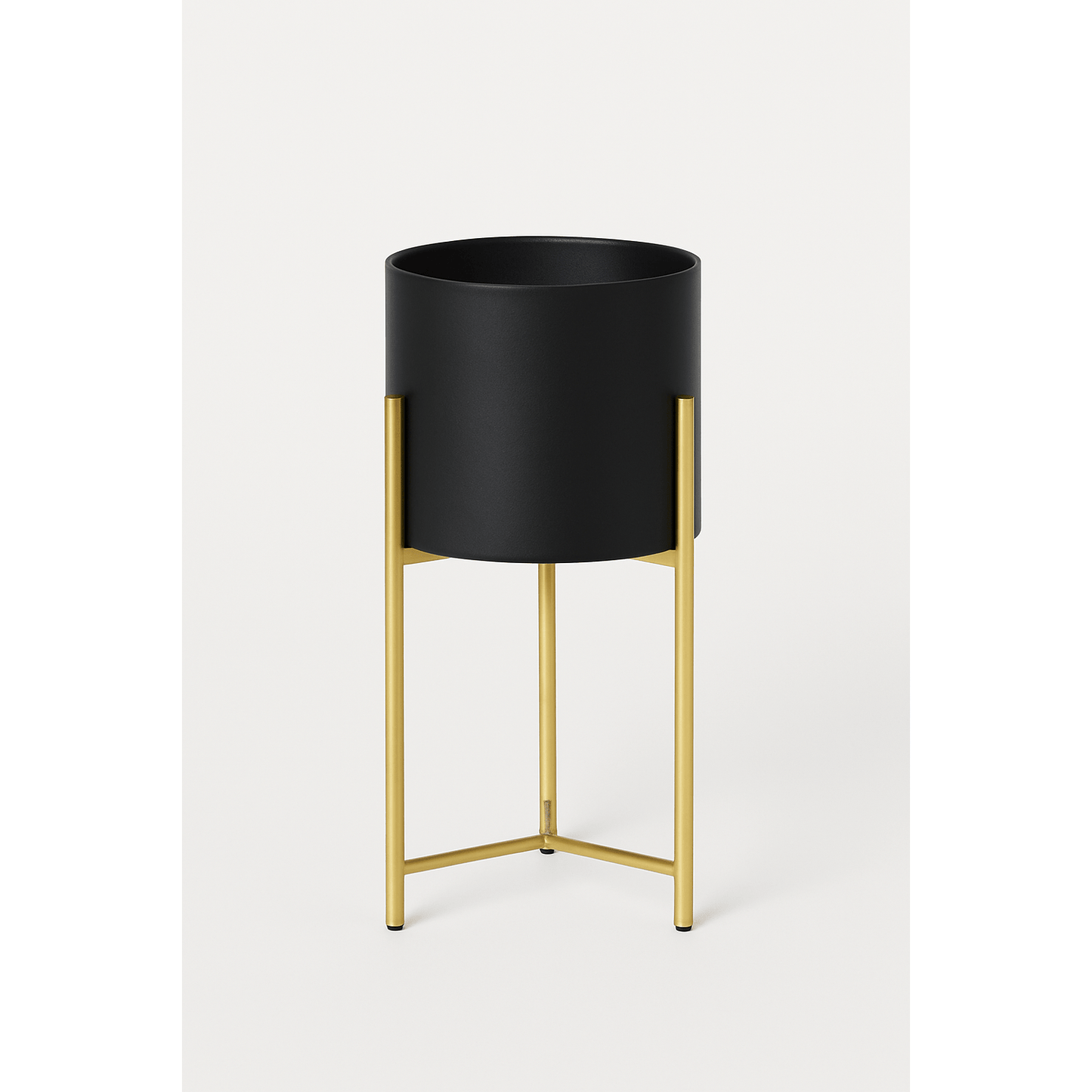 Maceteros Modernos con Soporte Dorado – Elegancia Vertical para tu Hogar - KB Home