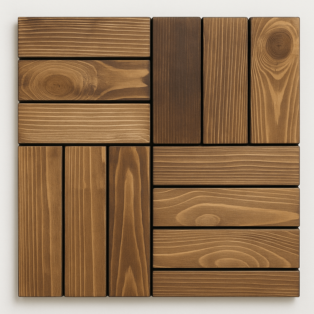 Piso de Madera Sintética PVC Armable o Piso Deck para Terrazas - KB Home