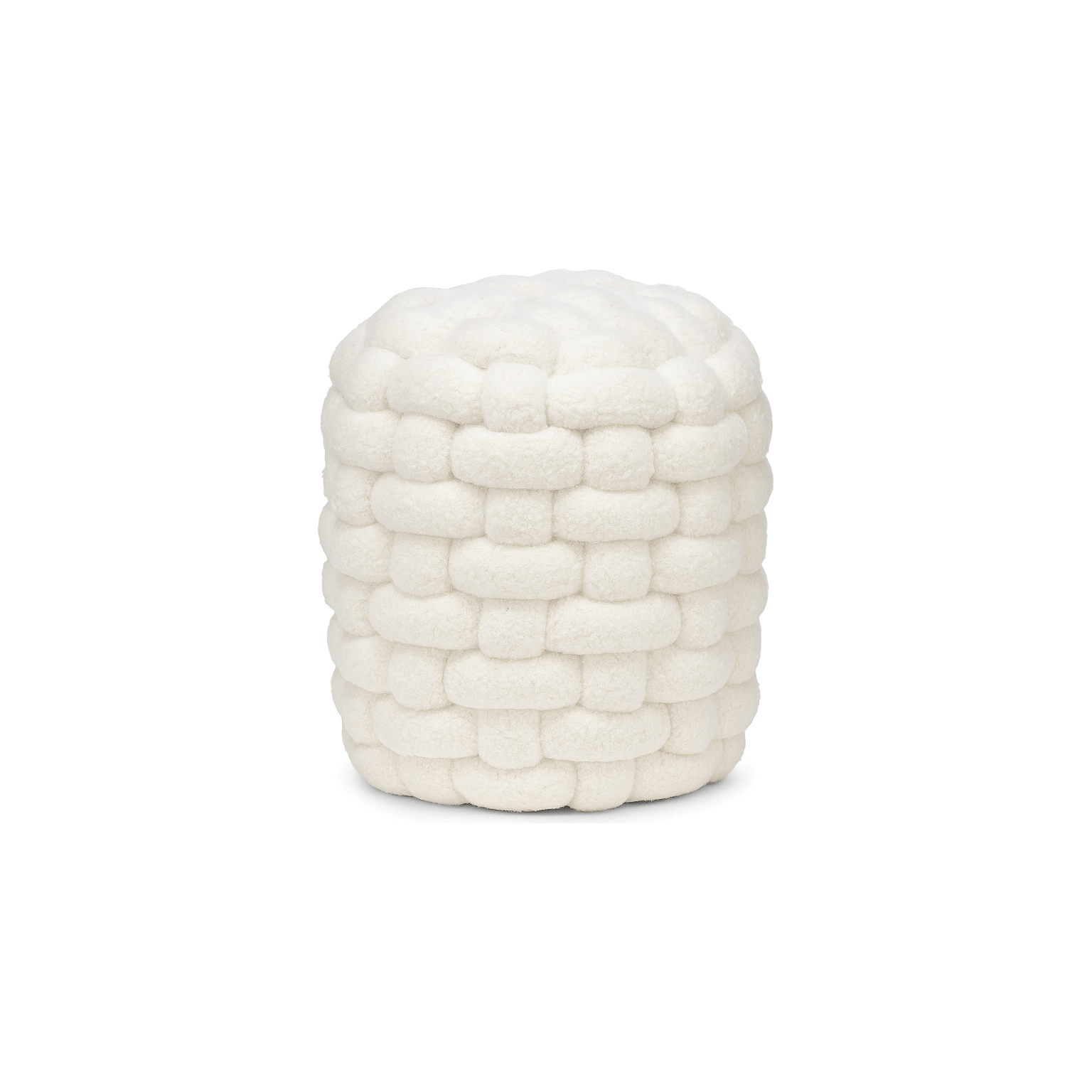 Puff Bouclé Tejido en Relieve - KB Home