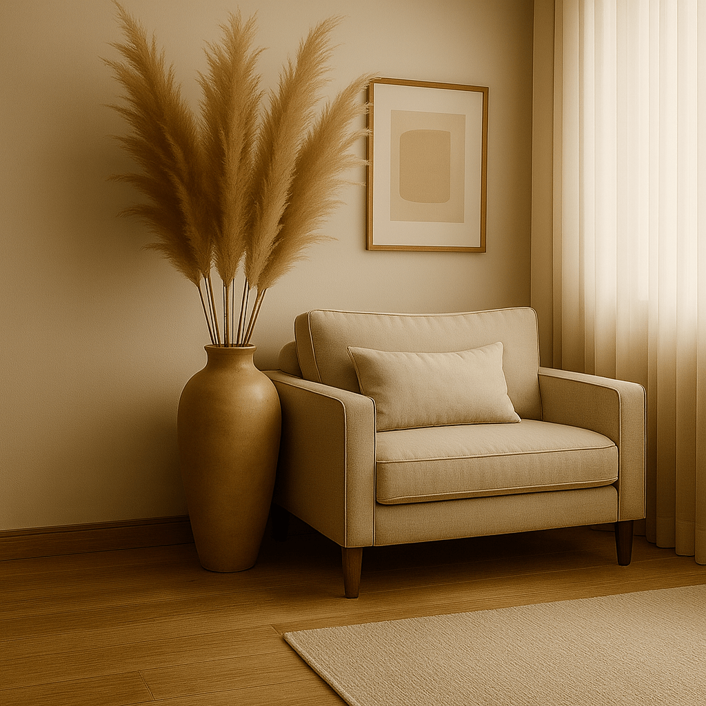 Set de 8 Pampas Grass Decorativas - KB Home