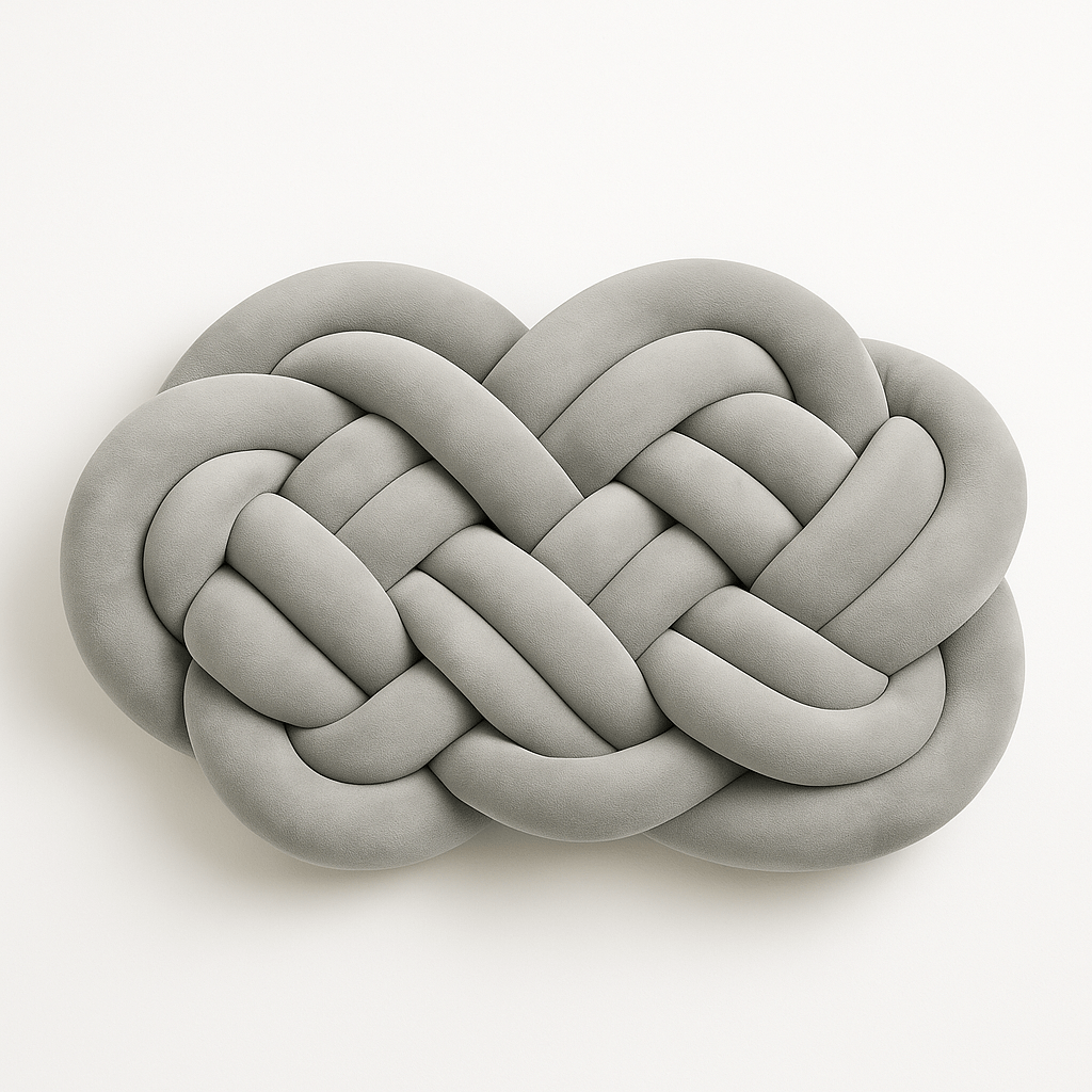 Set de Cojínes Decorativo Nudo Escandinavo - KB Home