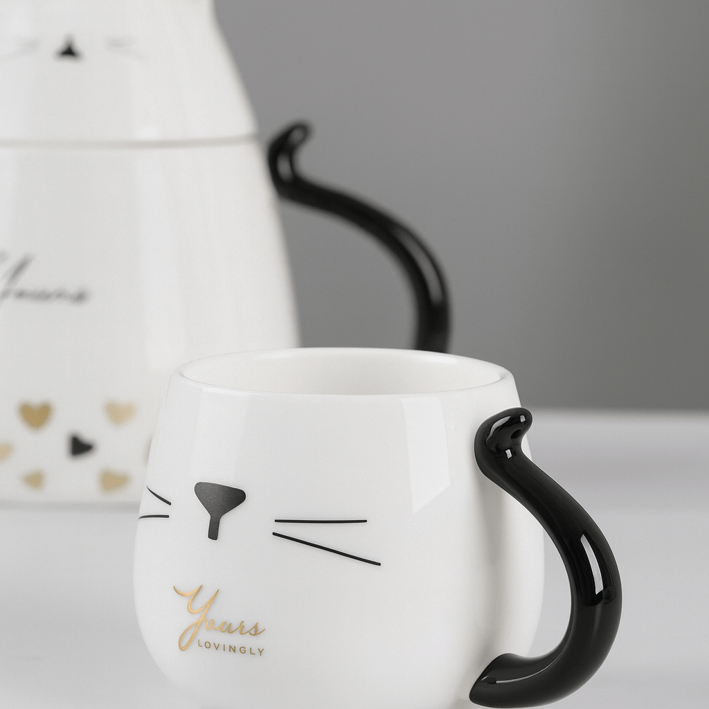 Set de Tetera y Tazas de Café o Te de Gatuno - KB Home
