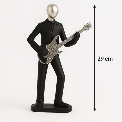 Estatua de Guitarrista Arte Creativo Moderno