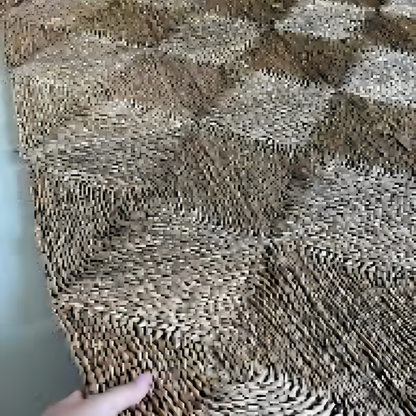 Alfombra de Yute Rectangular 90 x 150 cm – Fibra Natural Tejida Artesanal