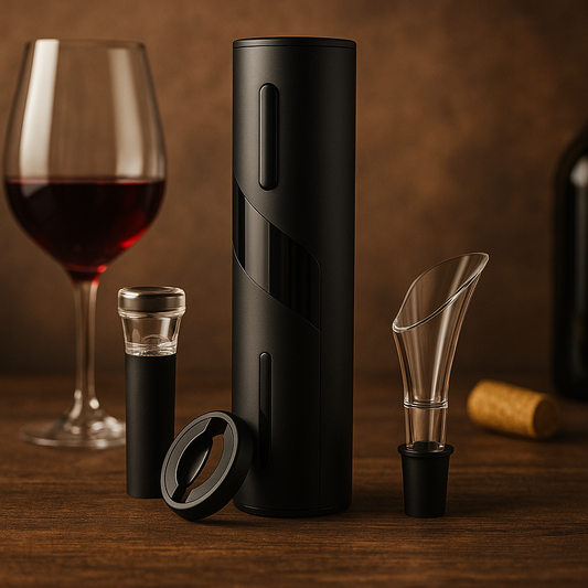 Saca Corcho Electrico para Vinos 4 en 1