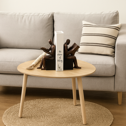 Set de 3 Mesas de Centro Nórdicas de Madera Prensada