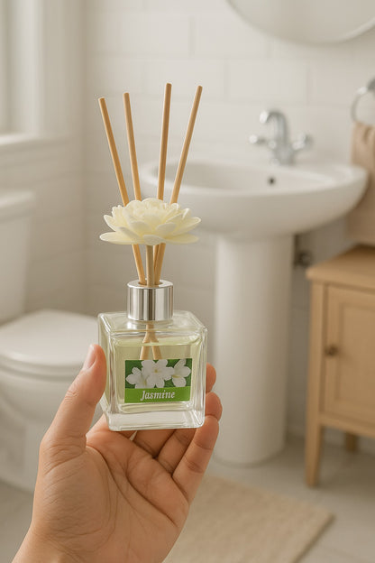 Set de 3 Aromatizantes de Variilas y Flor Decorativa
