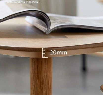 Set de 3 Mesas de Centro Nórdicas de Madera Prensada