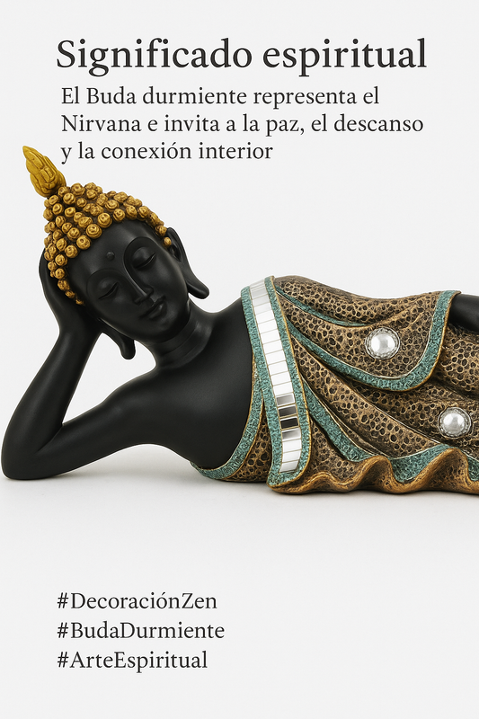 Estatua Buda Durmiente Tibetano