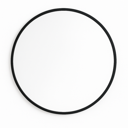 Espejo Redondo dos tamaños disponibles 60 y 80 cm - Negro o dorado