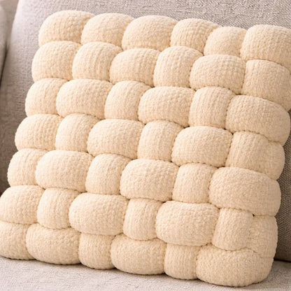 Set de Cojines Decorativos Acolchado Texturizado 33x33 cm – Beige Natural - KB Home