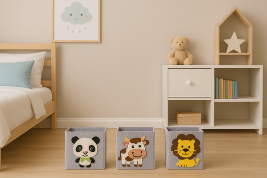 Set de 3 Cestas de Almacenamiento Infantil