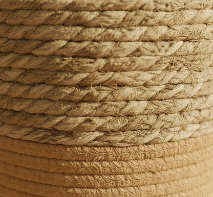 Set de 3 Cestas de Yute Naturales con Manillas