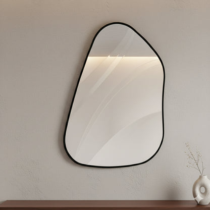 Espejo Orgánico Negro 54 x 68 cm