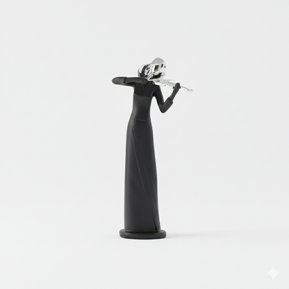 Estatua de Violinista Arte Creativo