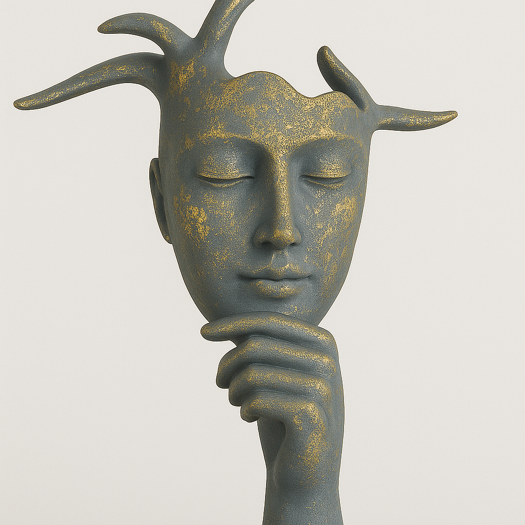 Estatua decorativa "Pensamiento Libre"