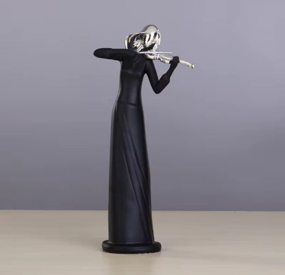 Estatua de Violinista Arte Creativo
