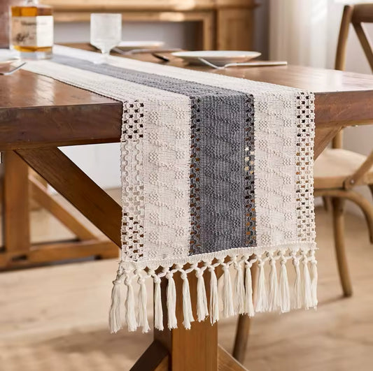 Camino de Mesa Decorativo - Estilo Bohemio