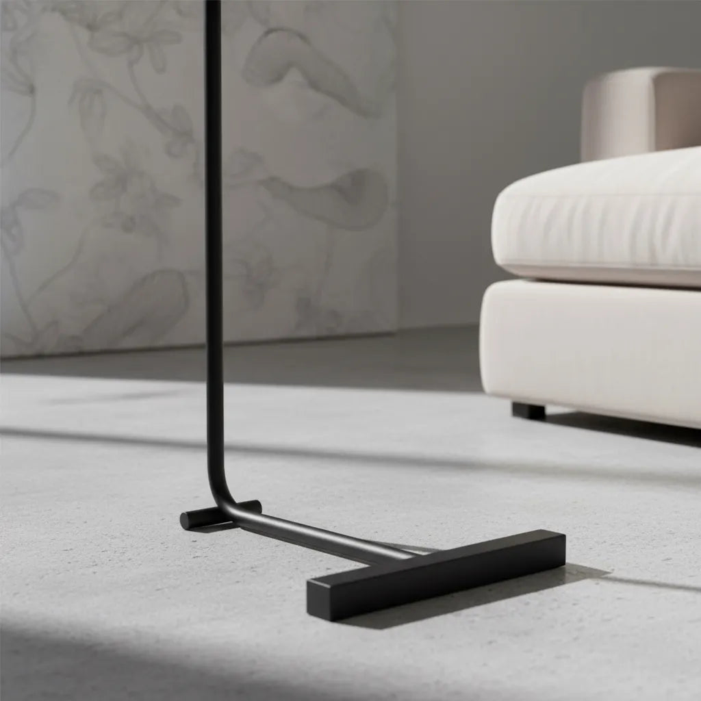 Mesa Auxiliar Tipo C Ovalada de Madera y Metal – Diseño Moderno y Funcional