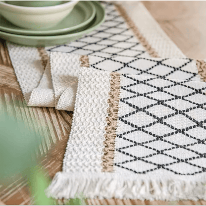 Camino de Mesa Decorativo - Estilo Bohemio - KB Home