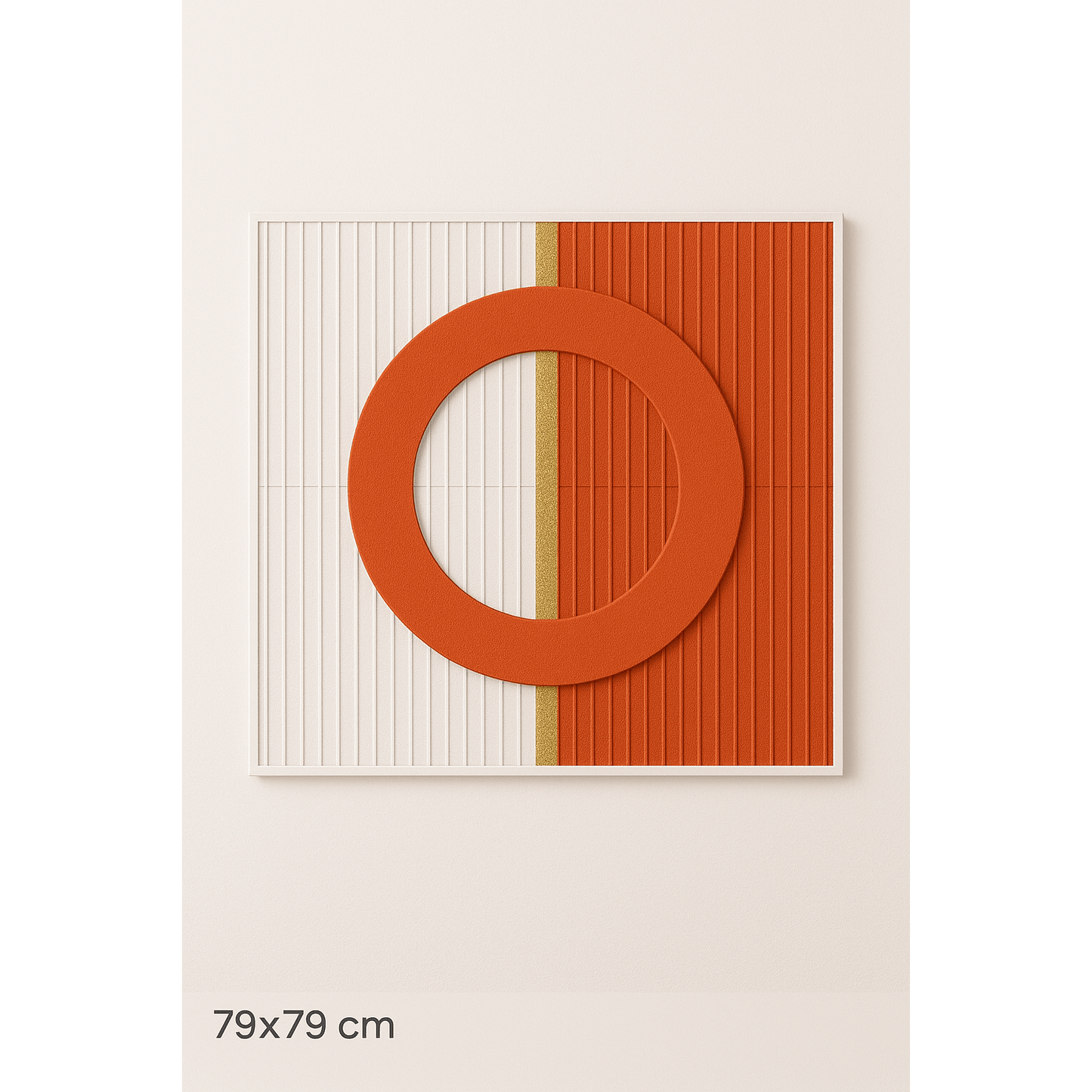 Cuadro Decorativo Abstracto – “Círculo Terracota” - KB Home