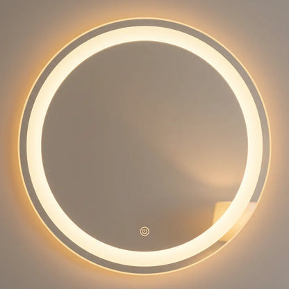 Espejo Redondo 60cm con Luz LED Touch – Iluminación Perimetral para Baño - KB Home