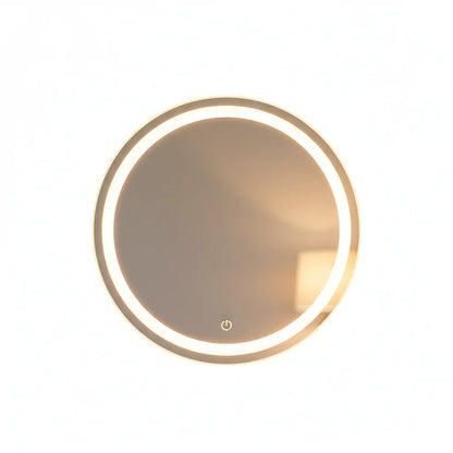 Espejo Redondo 60cm con Luz LED Touch – Iluminación Perimetral para Baño - KB Home
