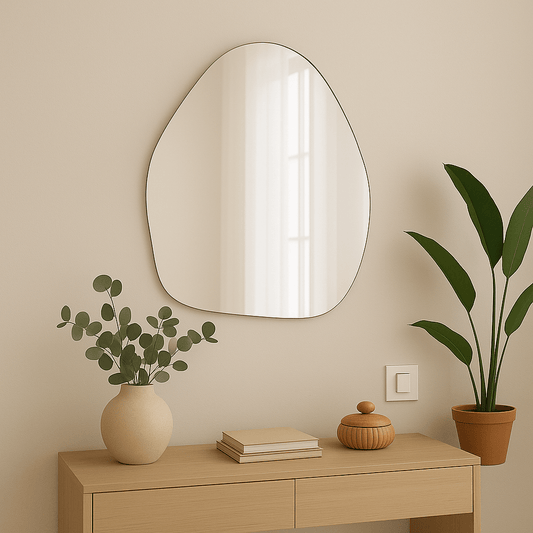 Espejo Orgánico Dorado 52 x 66 cm - KB Home