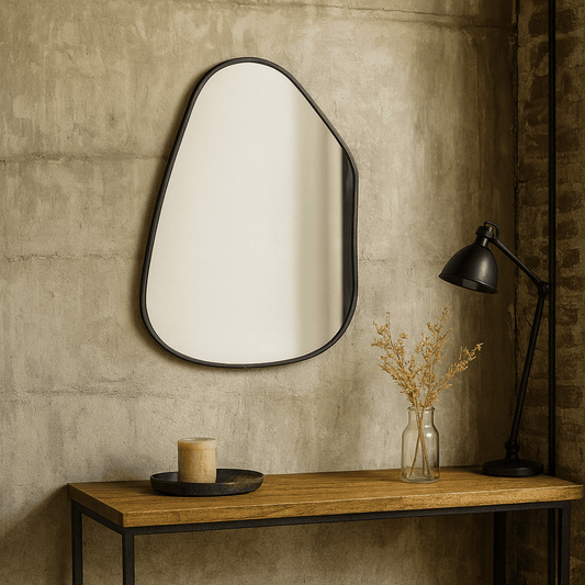 Espejo Orgánico Negro 54 x 68 cm - KB Home