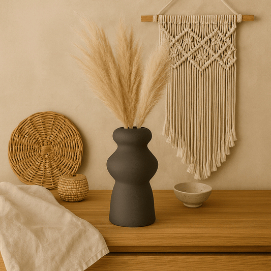 Florero Boho Elegante – 25x10 cm - KB Home