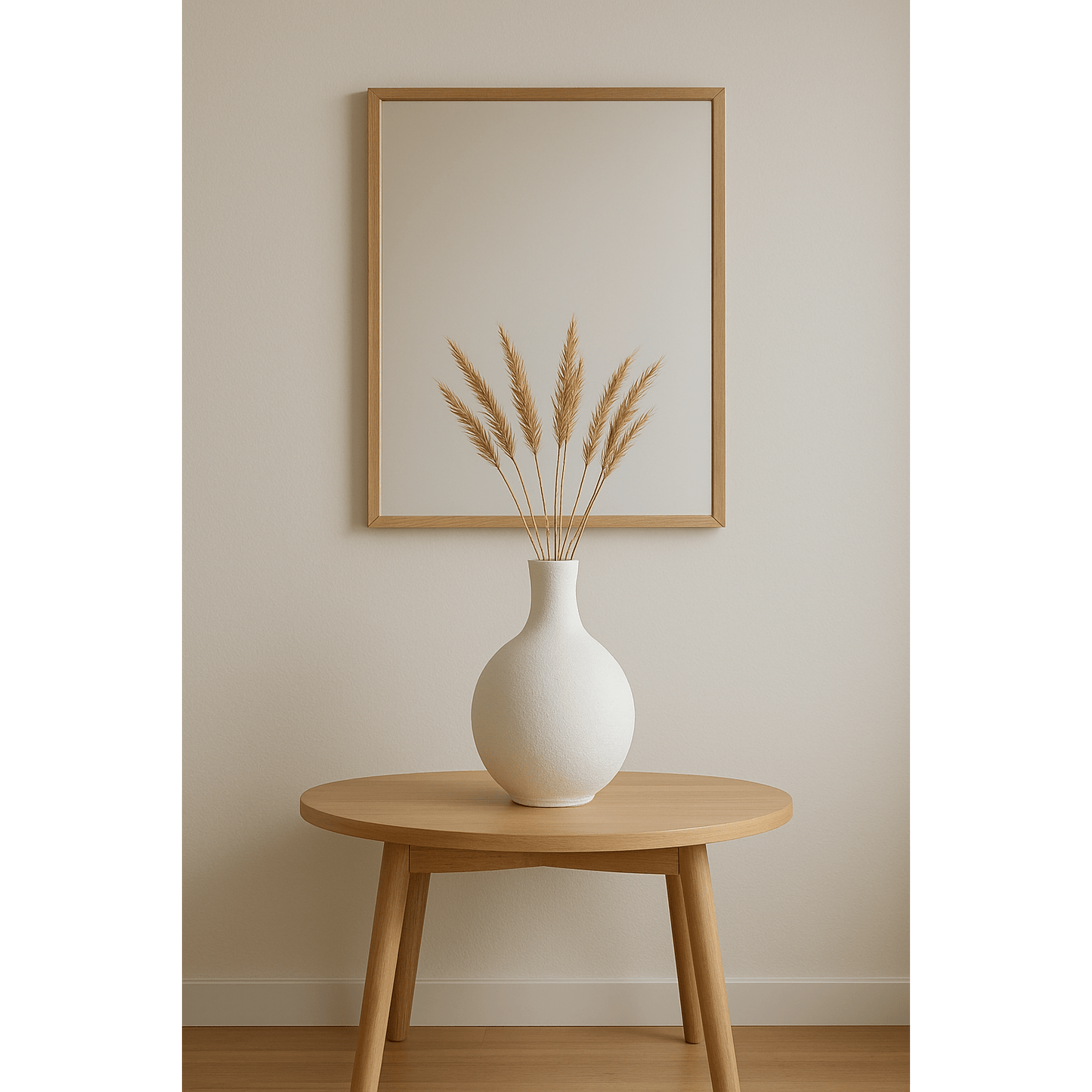 Jarrón Decorativo de Cerámica Blanco Mate - KB Home