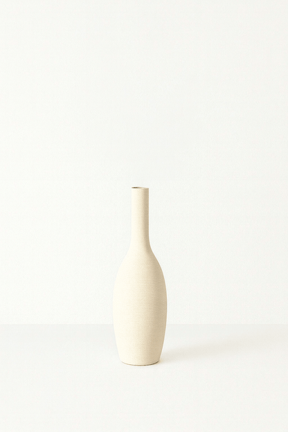Jarrón Decorativo de Cerámica con Diseño Minimalista - KB Home