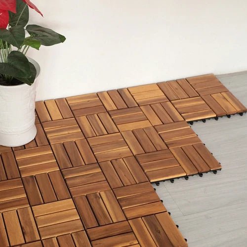 Piso de Madera Sintética PVC Armable o Piso Deck para Terrazas - KB Home
