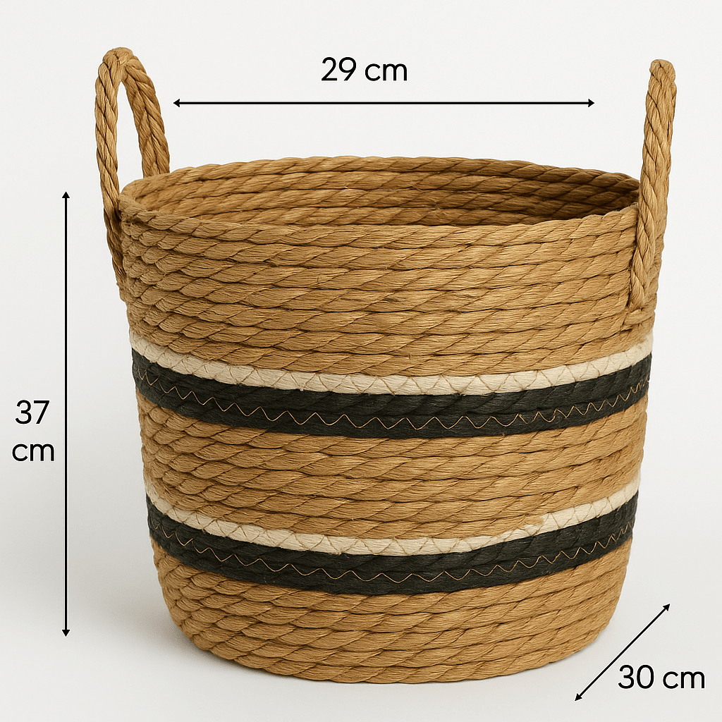 Set de 2 Cestas de Tejido Natural - KB Home