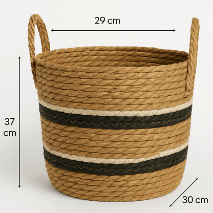Set de 2 Cestas de Tejido Natural - KB Home