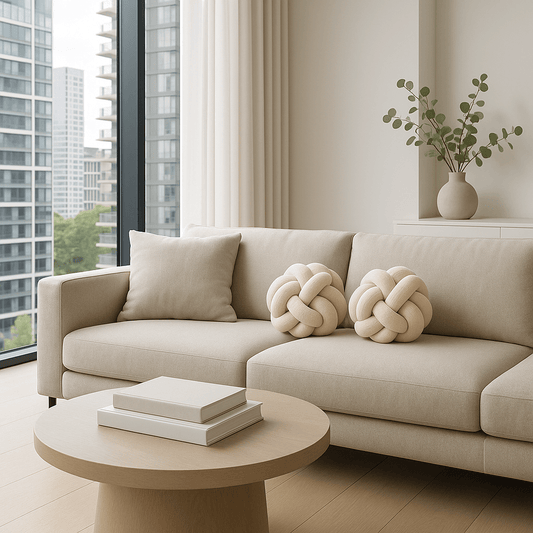 Set de Cojines Decorativos Nudo Escandinavo – 25 x 25 cm - KB Home